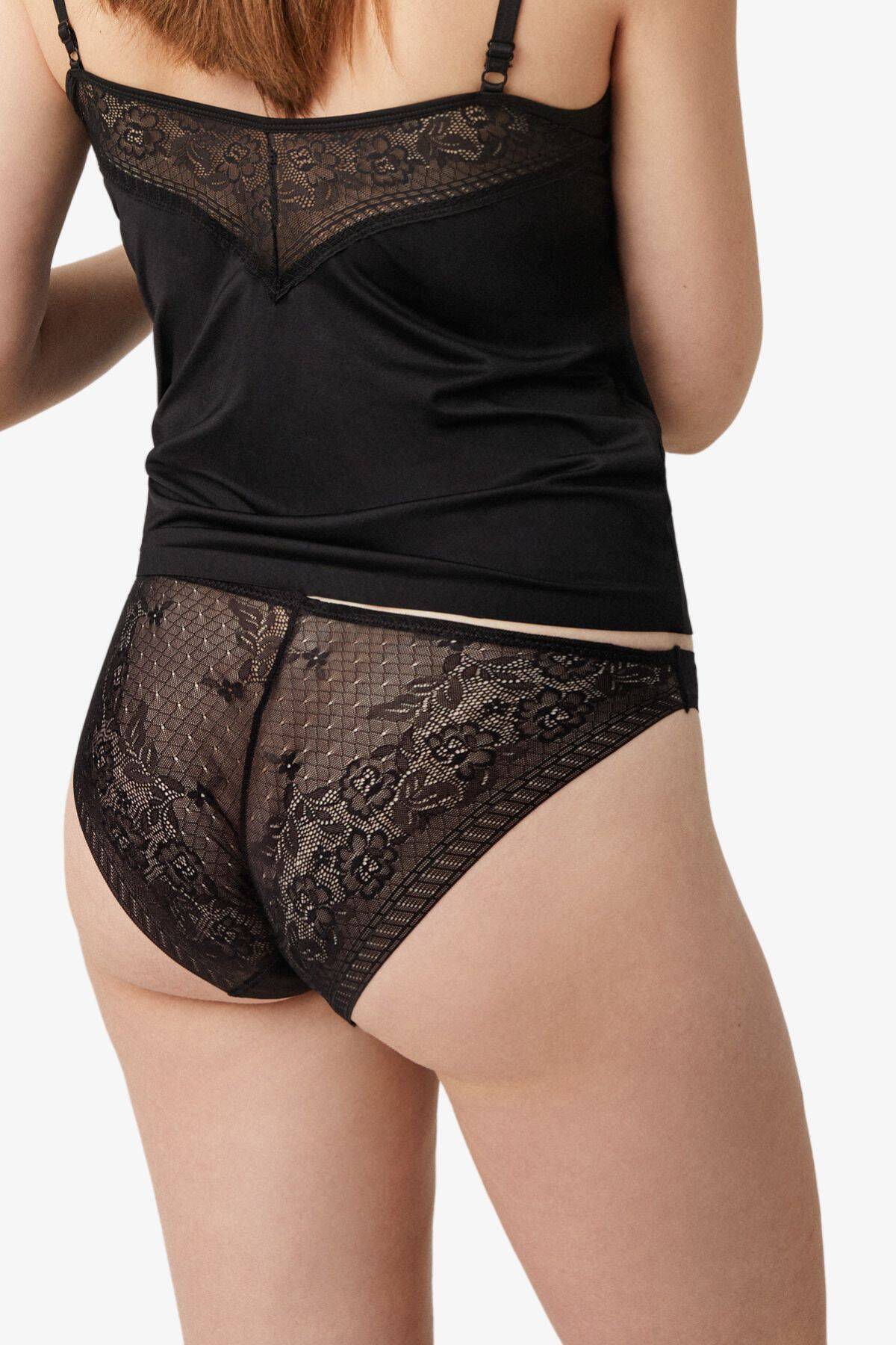 Трусики сліп Ysabel Mora YM 19670, чорний вид 0