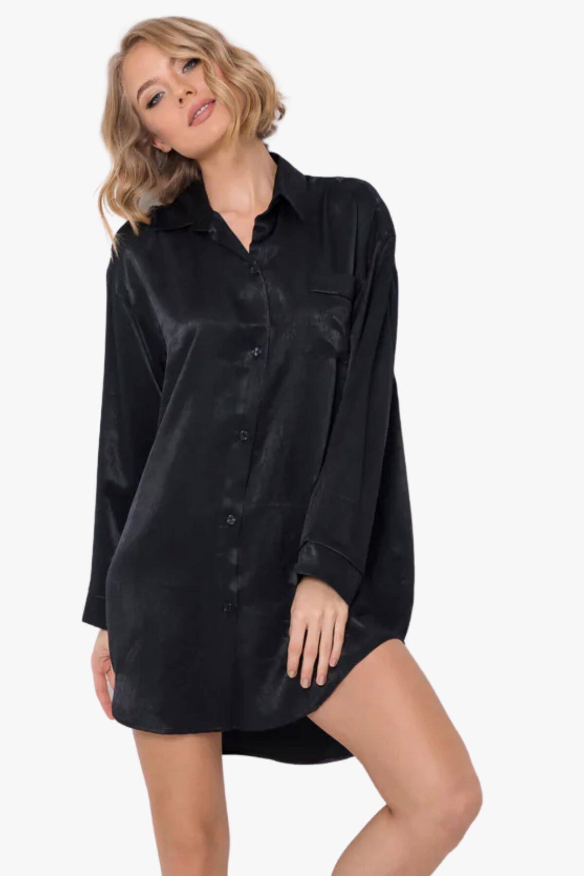 Рубашка жіноча укорочена ARUELLE Dominique nightdress вид 0