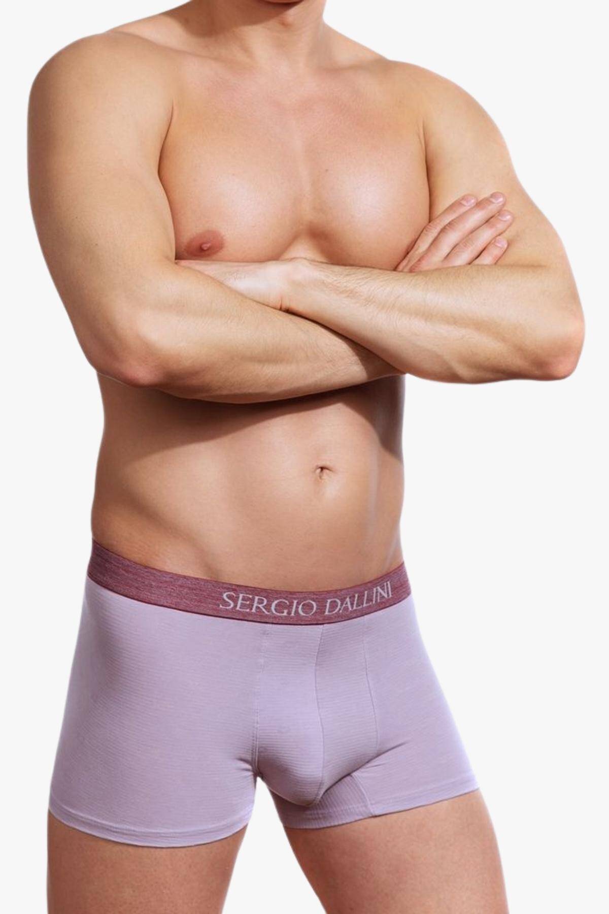 Трусы мужские шорты Sergio Dallini SG2305-2, лиловый вид 0
