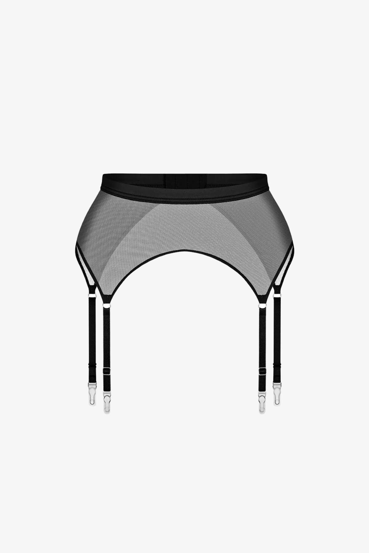 Пояс для панчох ZHILYOVA Ember Black Garter Belt, чорний вид 0