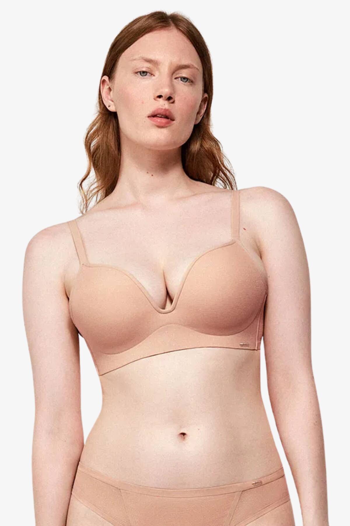 Бюстгальтер Gisela 1/10043T, бежевий вид 0
