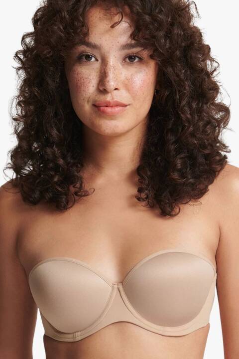 Бюстгальтер балконет, бежевий 