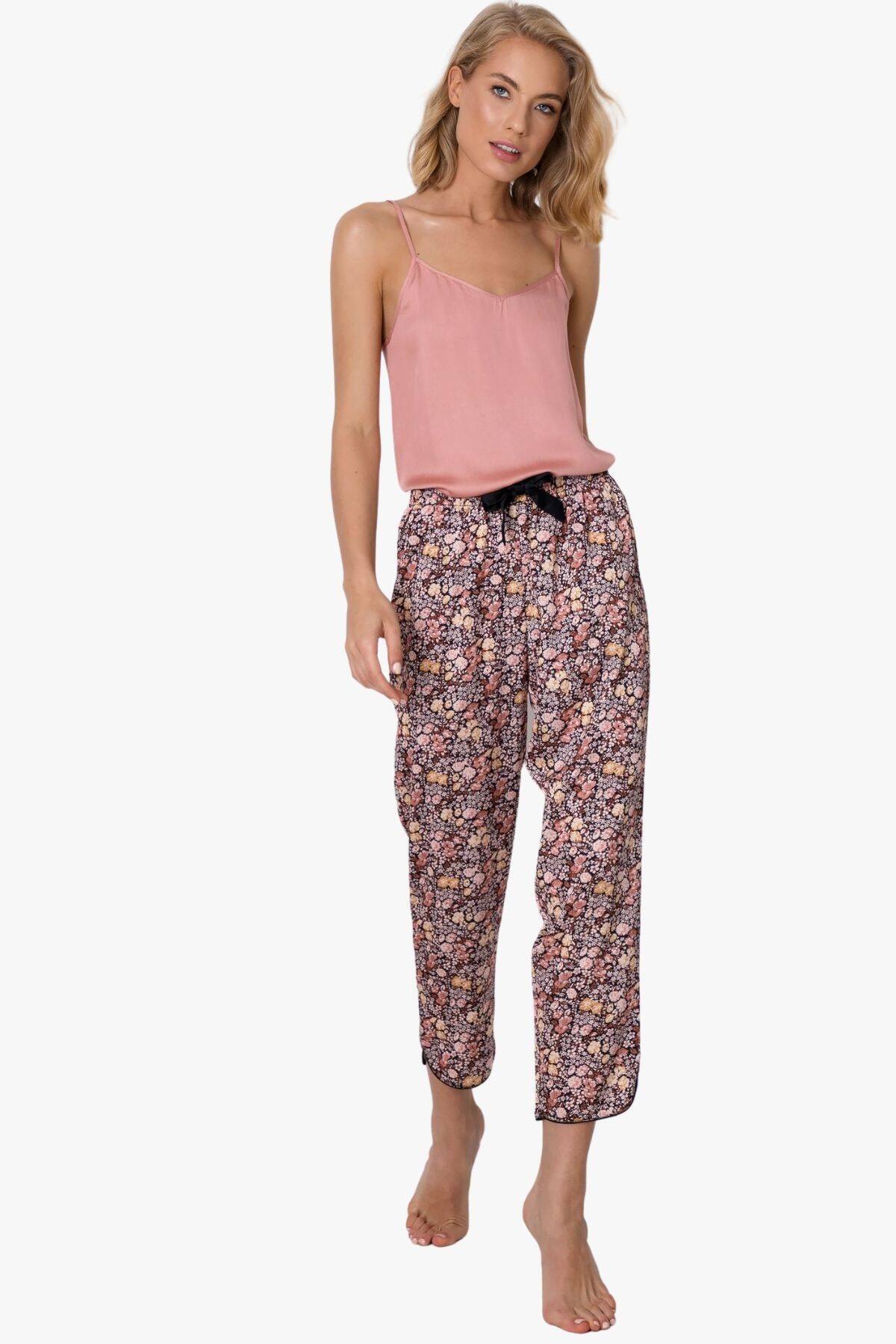 Пижама женская с брюками ARUELLE Caroline pajama long, розовый вид 0