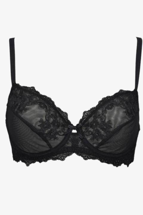 Бюстгальтер з м'якою чашкою, чорний 