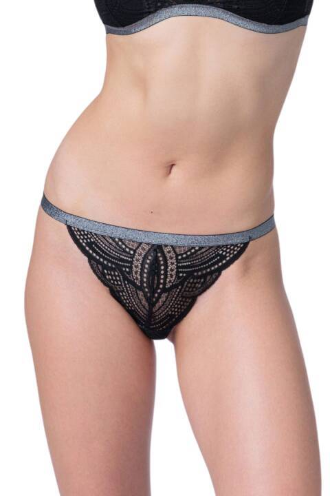 Набір трусиків 2 шт стрінги, чорний 