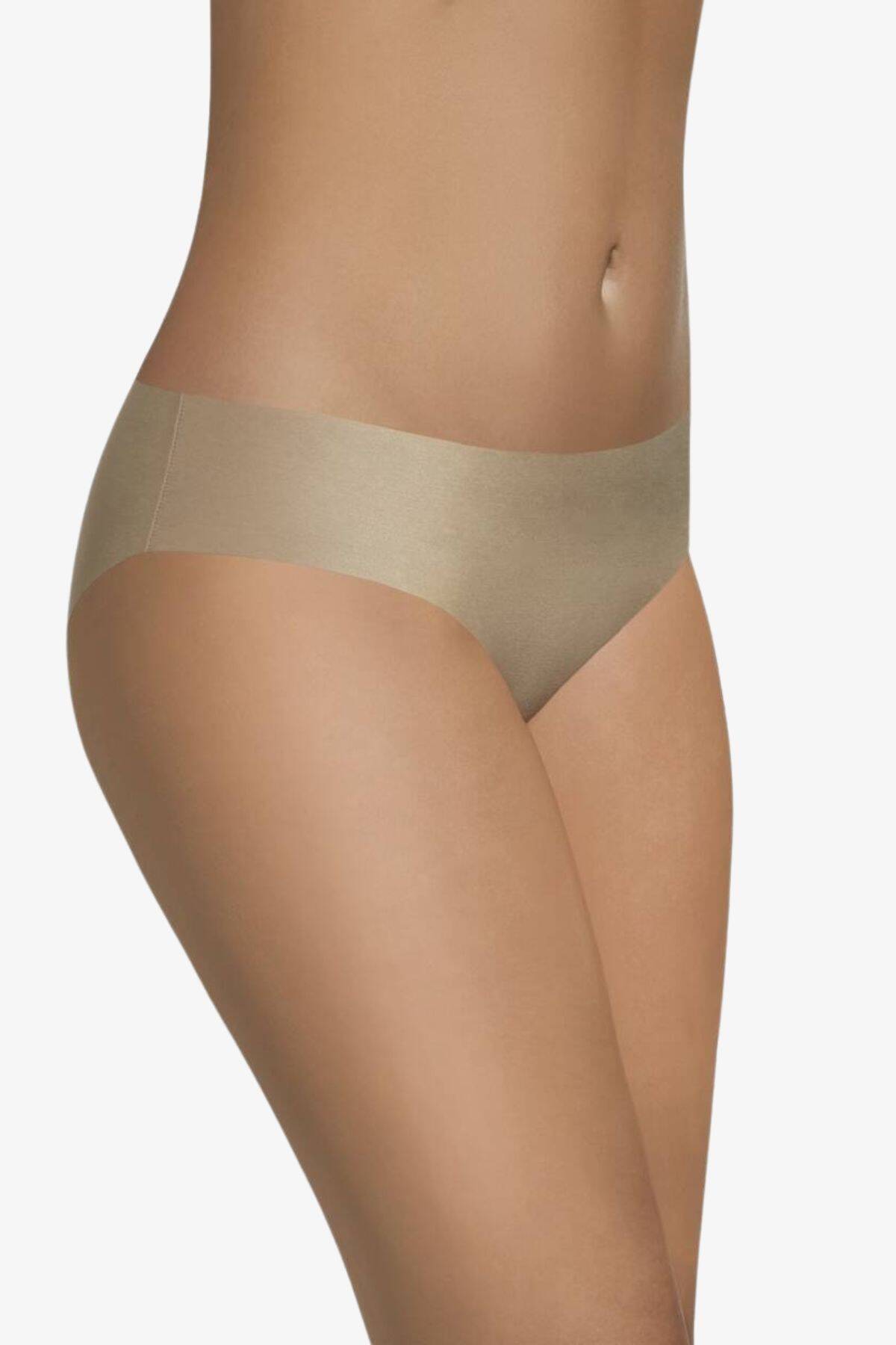 Трусики безшовні MILANGE MILANGE lazer, світло бежевий вид 0