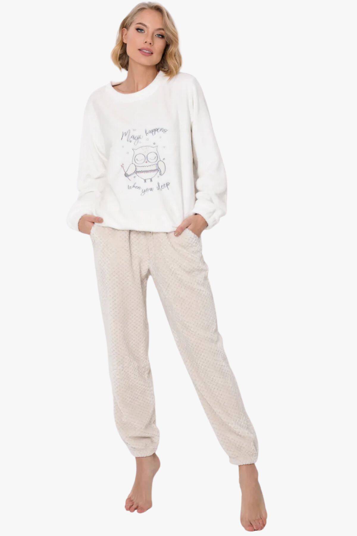 Пижама женская с брюками ARUELLE Willy pajama set soft вид 0