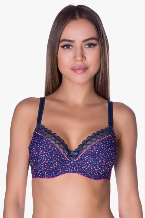 Бюстгальтер з м'якою чашкою, Синій (9b0) 