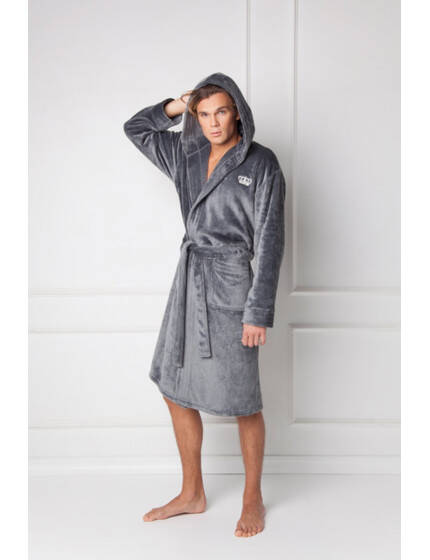 Халат чоловічий William bathrobe grey ARUELLE вид 0