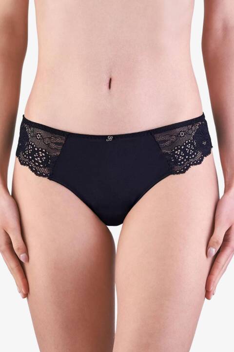 Трусики бразіліану, чорний 