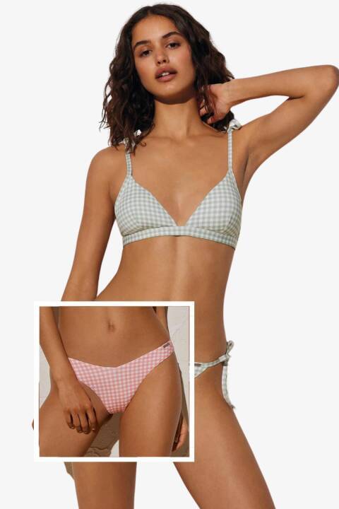 Купальник женcкий бикини Ysabel Mora 82044 Green/82051 Coral 82044 Green/82051 Coral