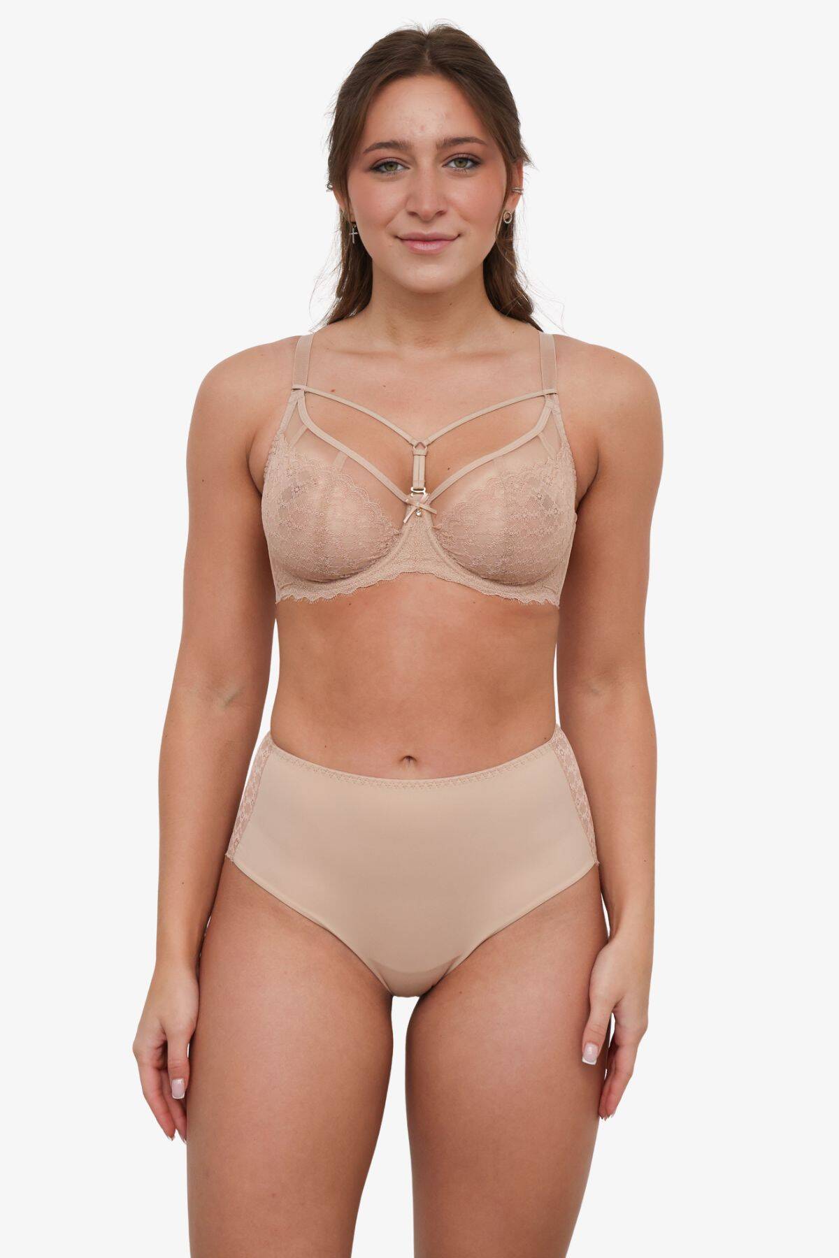 Бюстгальтер з м'якою чашкою ZeBra 586525, тілесний вид 0