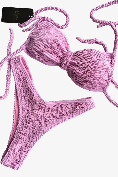 Купальник жіночий бандо, фіолетовий 