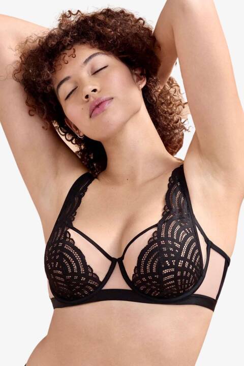 Бюстгальтер з м'якою чашкою Thirdlove Deco Lace Unlined Bra Deco Lace Unlined Bra