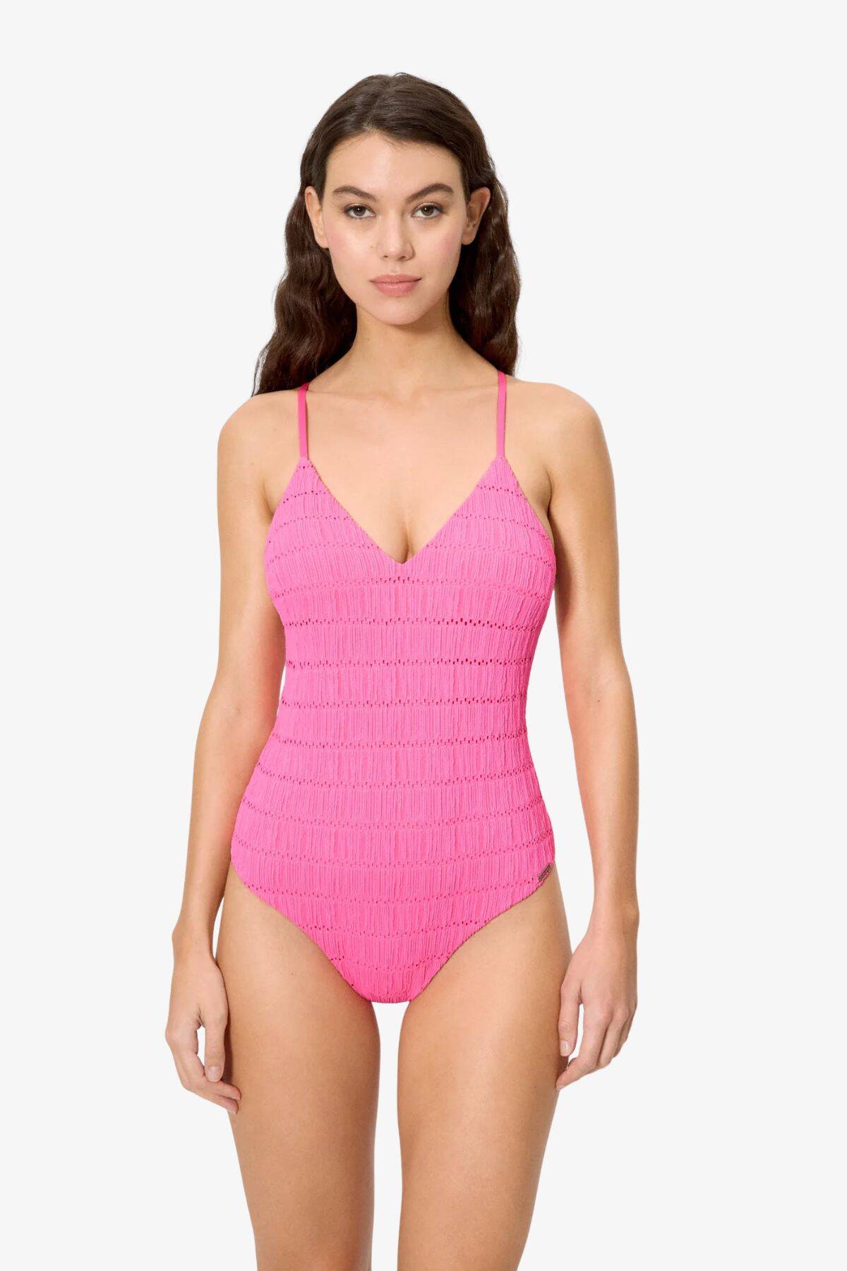 Жіночий купальник злітний Ysabel Mora 83218, NEON PINK вид 0