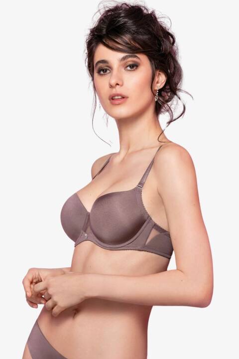 Бюстгальтер балконет, сіро-коричневий ( Corteccia ) 
