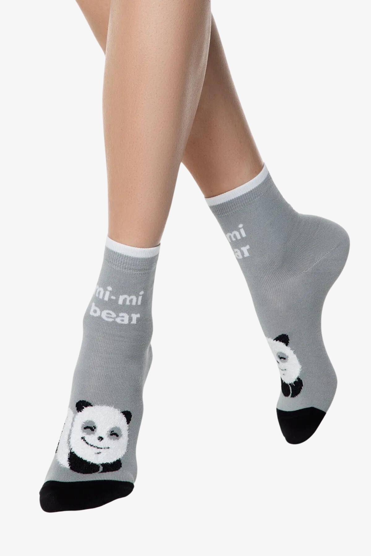 Шкарпетки жіночі короткі Conte 18С-268СП, 421 сірий вид 0