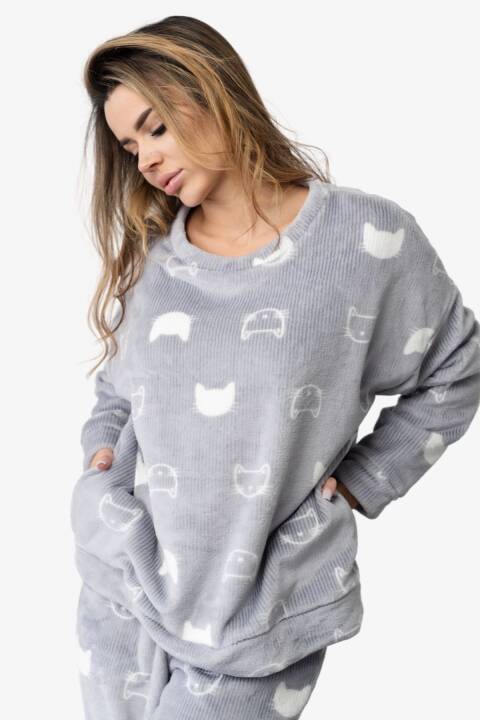 Піжама жіноча тепла MILANGE ML 8011 ML 8011