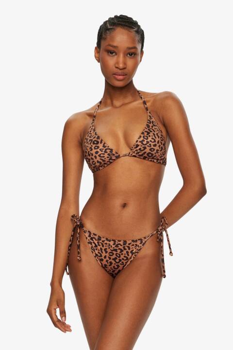 Купальник женcкий бикини, леопард 