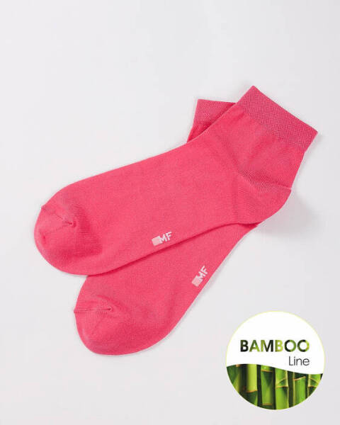 Носки женские высокие, ярко -розовый 